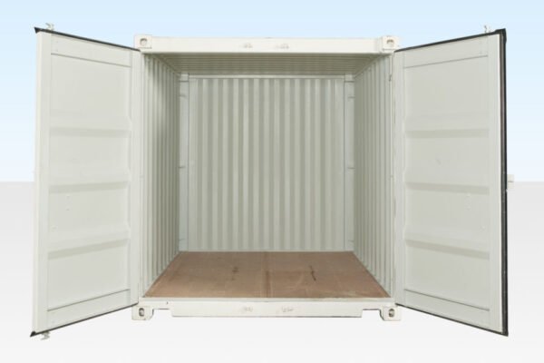 10ft x 8ft shipping container (one trip) white