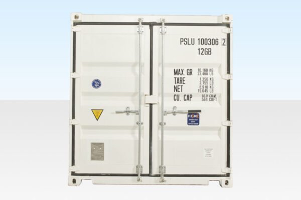 10ft x 8ft shipping container (one trip) white