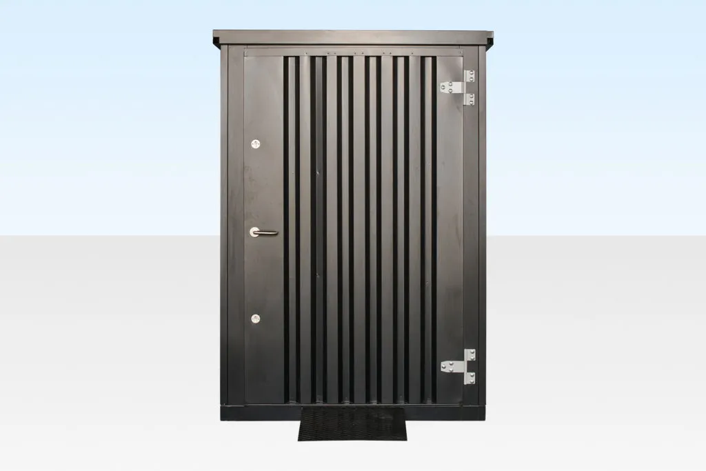 flat pack metal garden store