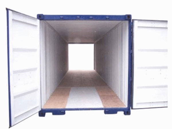 40ft high cube container – one trip (9ft 6″ high)