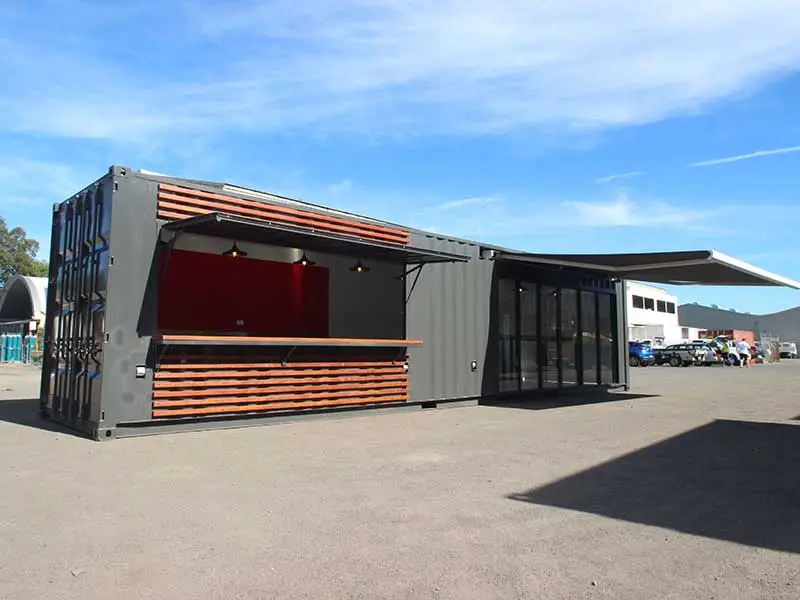 shipping container cafes