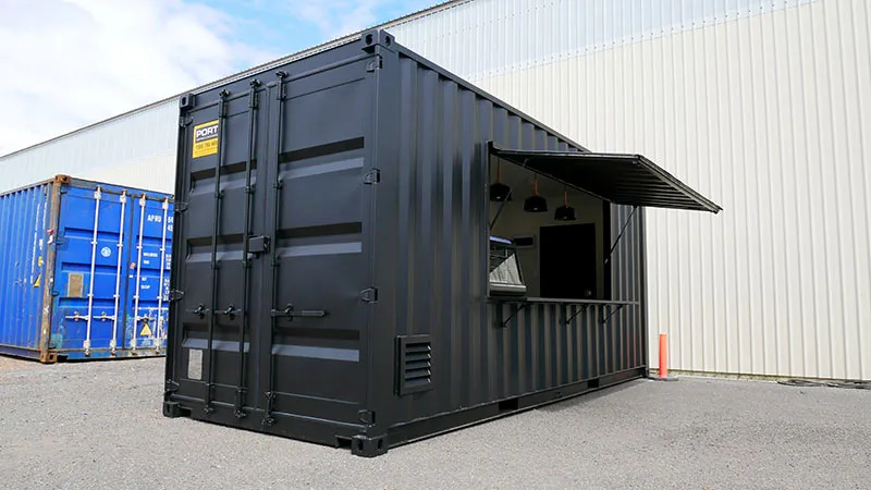 shipping container kitchens