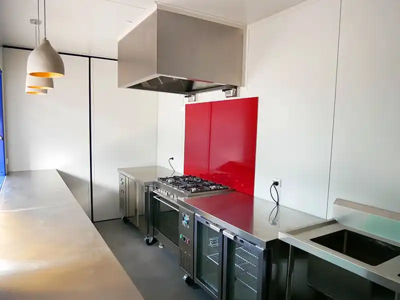 shipping container kitchens