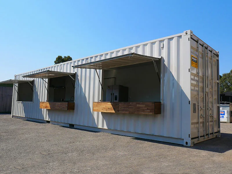 shipping container kitchens