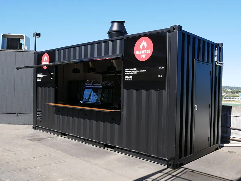 shipping container kitchens