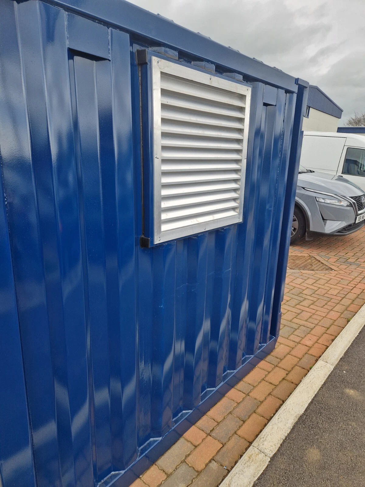 6ft sq. steel lc storage container .. converted for lpg gas cylinder storage.