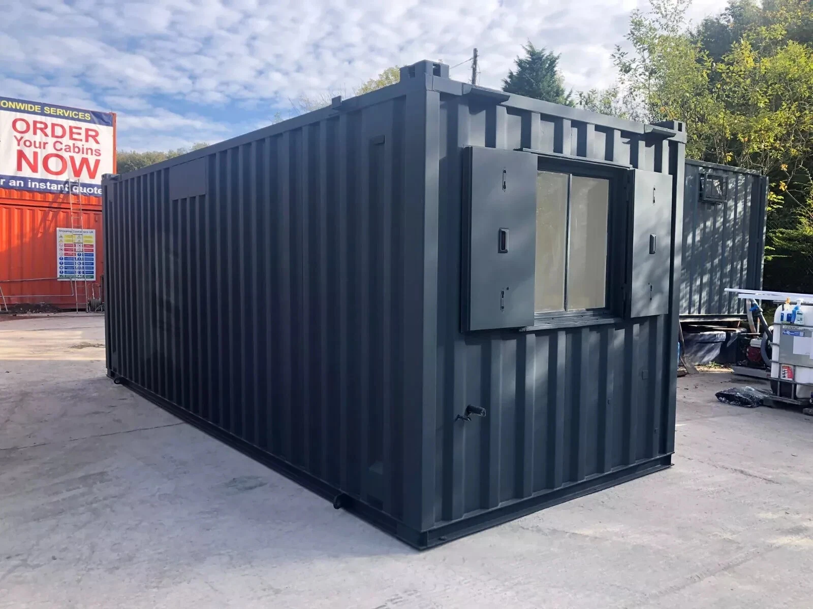 20ft x 8ft office/canteen/toilet anti vandal/ shipping container