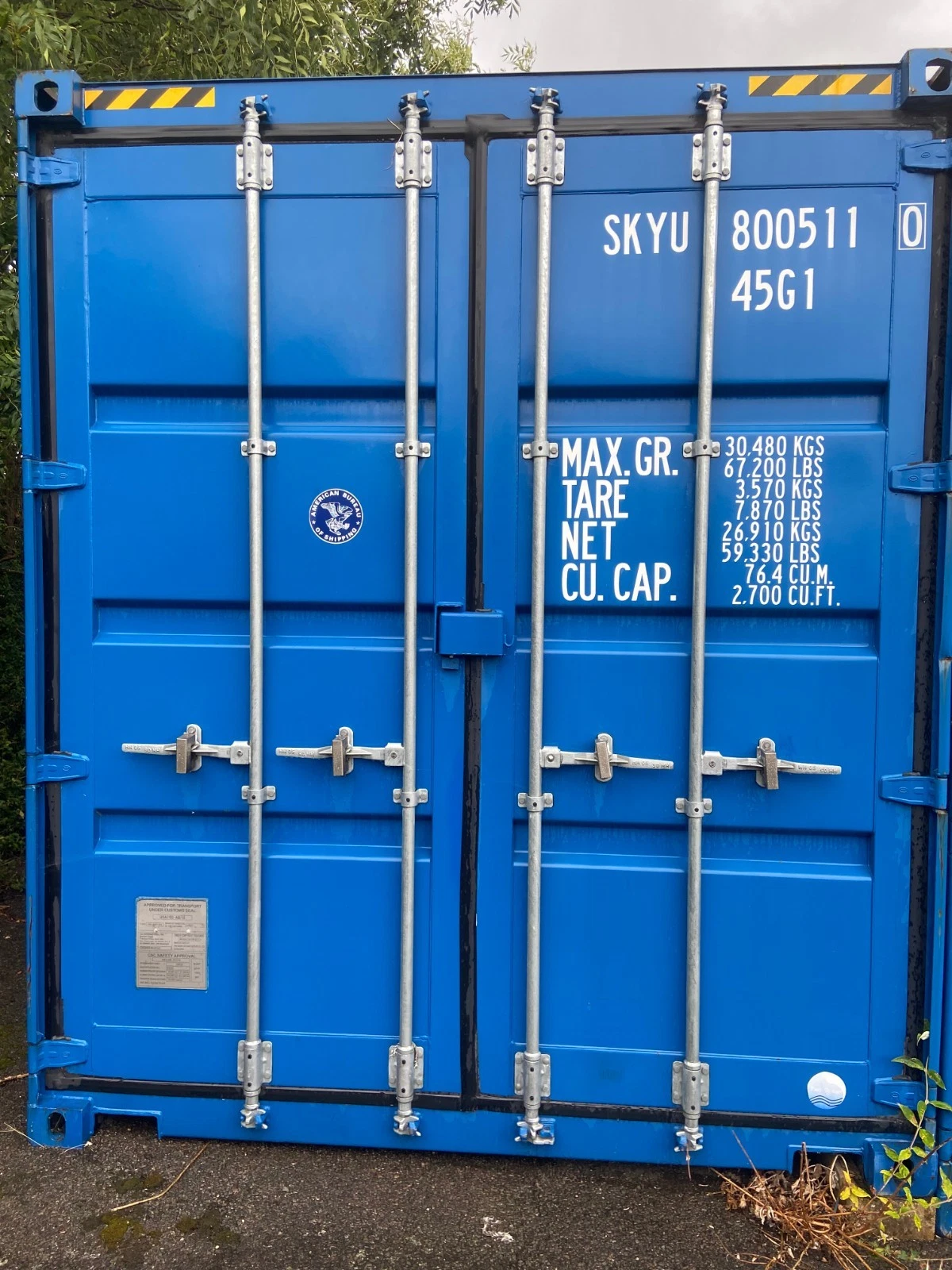 40ft high cube shipping container fast hands good condition
