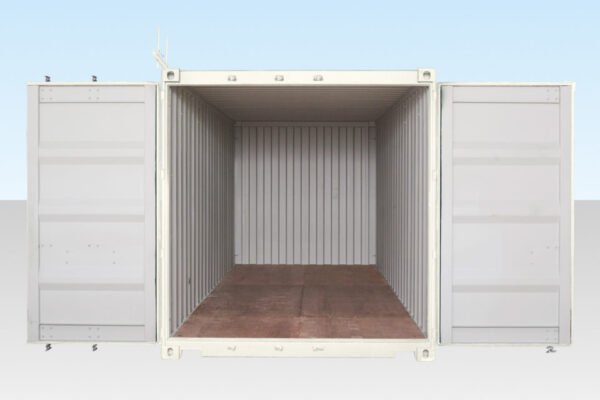 20 ft Shipping Container – White, Corten Steel, CSC Plated, 28mm Marine Ply Floor - Image 4