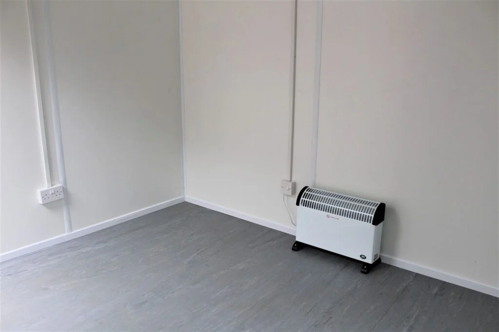 10 ft Office Container – Insulated with Melamine Interior, Vinyl Flooring, and Electrical Package - Image 3