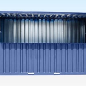 4m Flat Pack Kiosk – Galvanised, Side Opening Hatch, Man-Portable