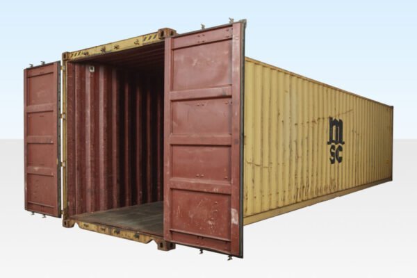 40 ft X 8 High Cube Shipping Container – Corten Steel, 28mm Marine Ply Floor, 4 Vents - Image 4