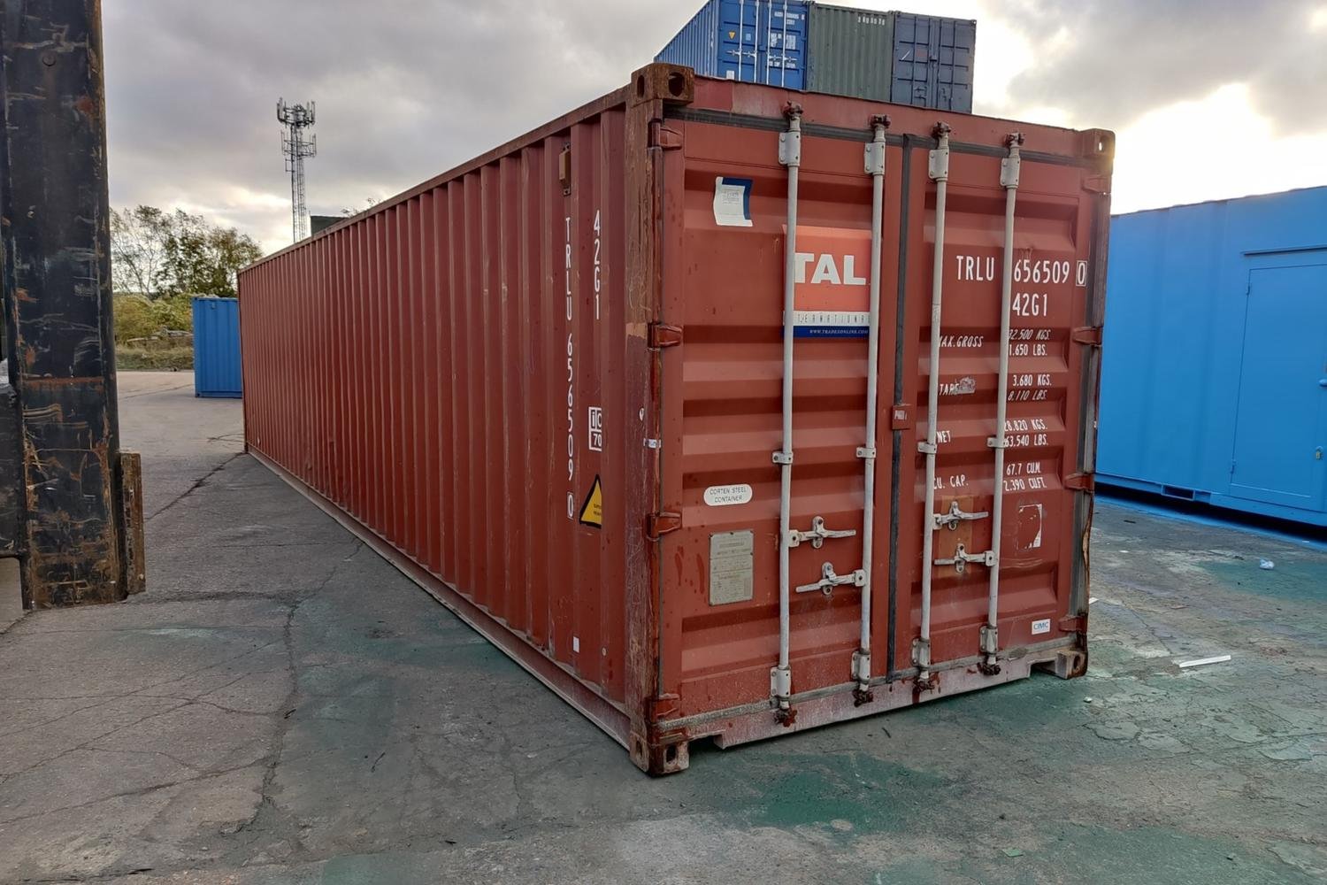40 ft Shipping Container – Corten Steel - Wind and Watertight