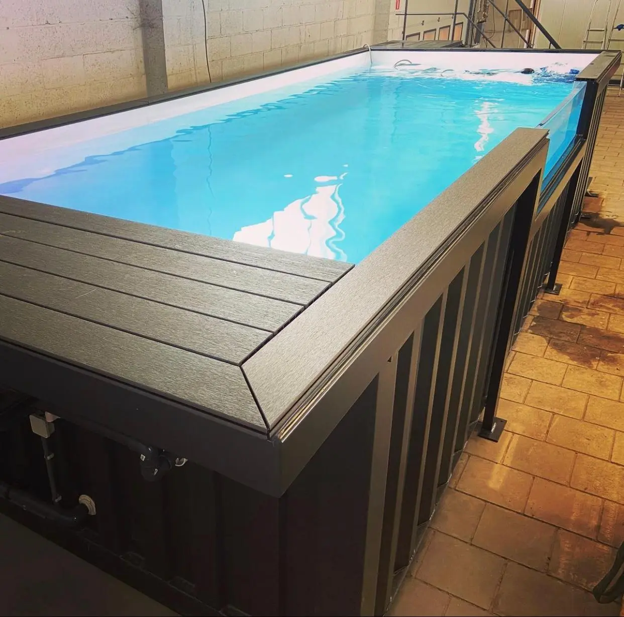 20ft Converted Shipping Container Swimming Pool - Image 8