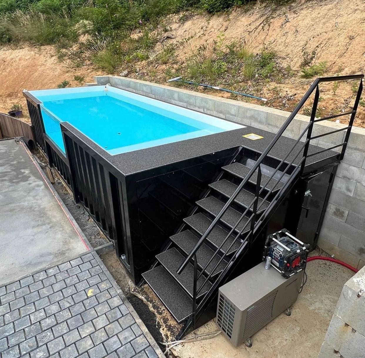20ft Converted Shipping Container Swimming Pool - Image 3