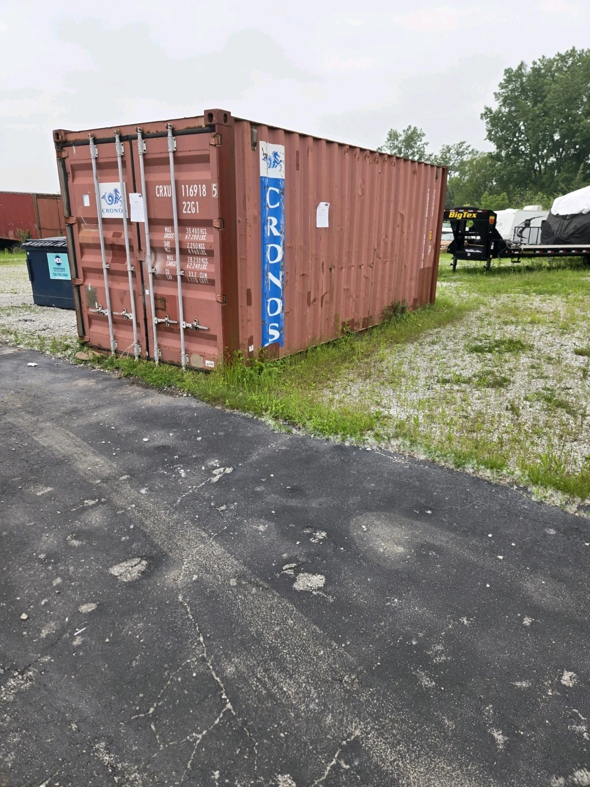 Used 20ft Storage Container – Steel Construction - Image 3
