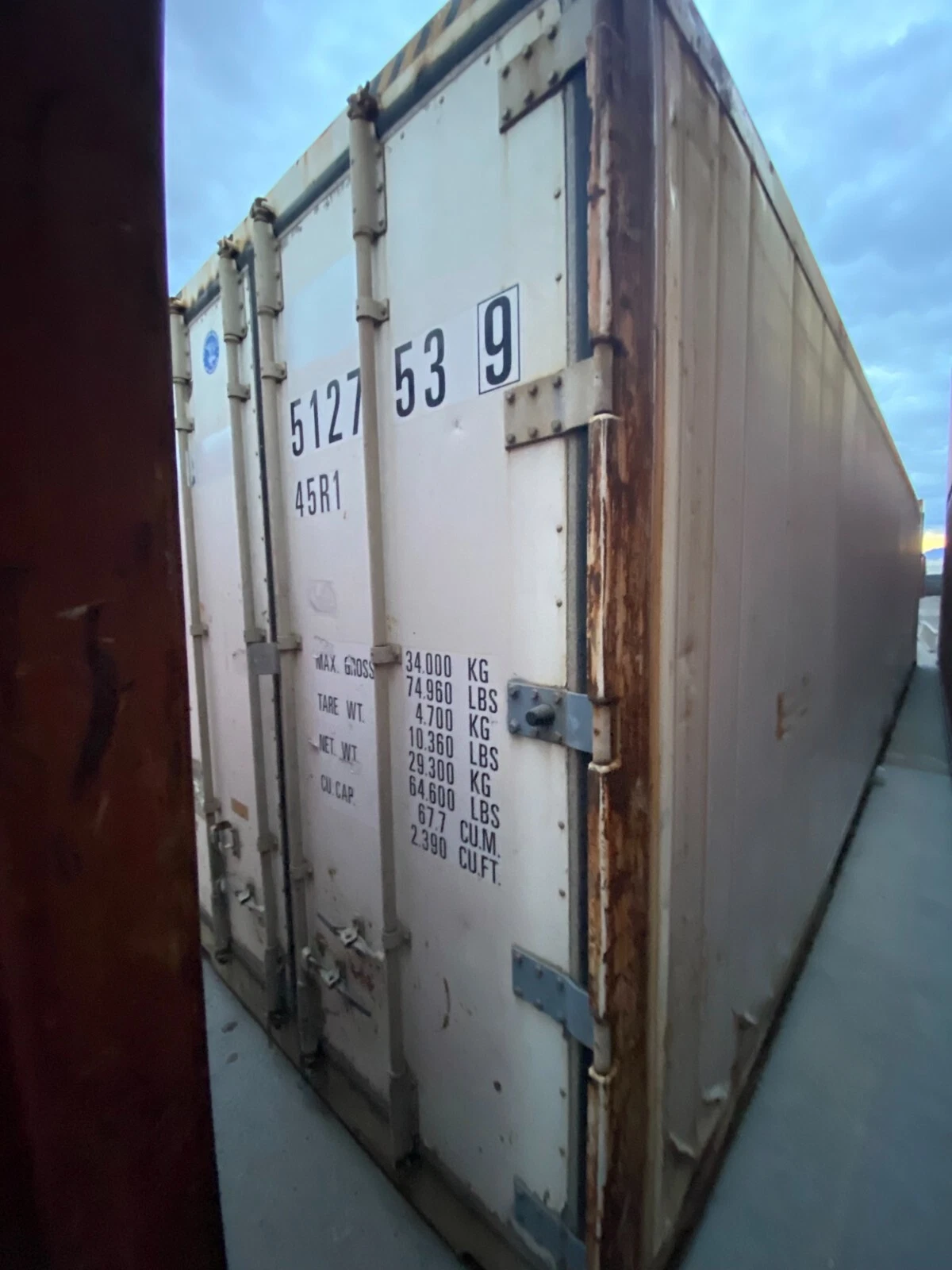 40ft High Cube Non-Working Reefer Container – Insulated Storage - Image 5