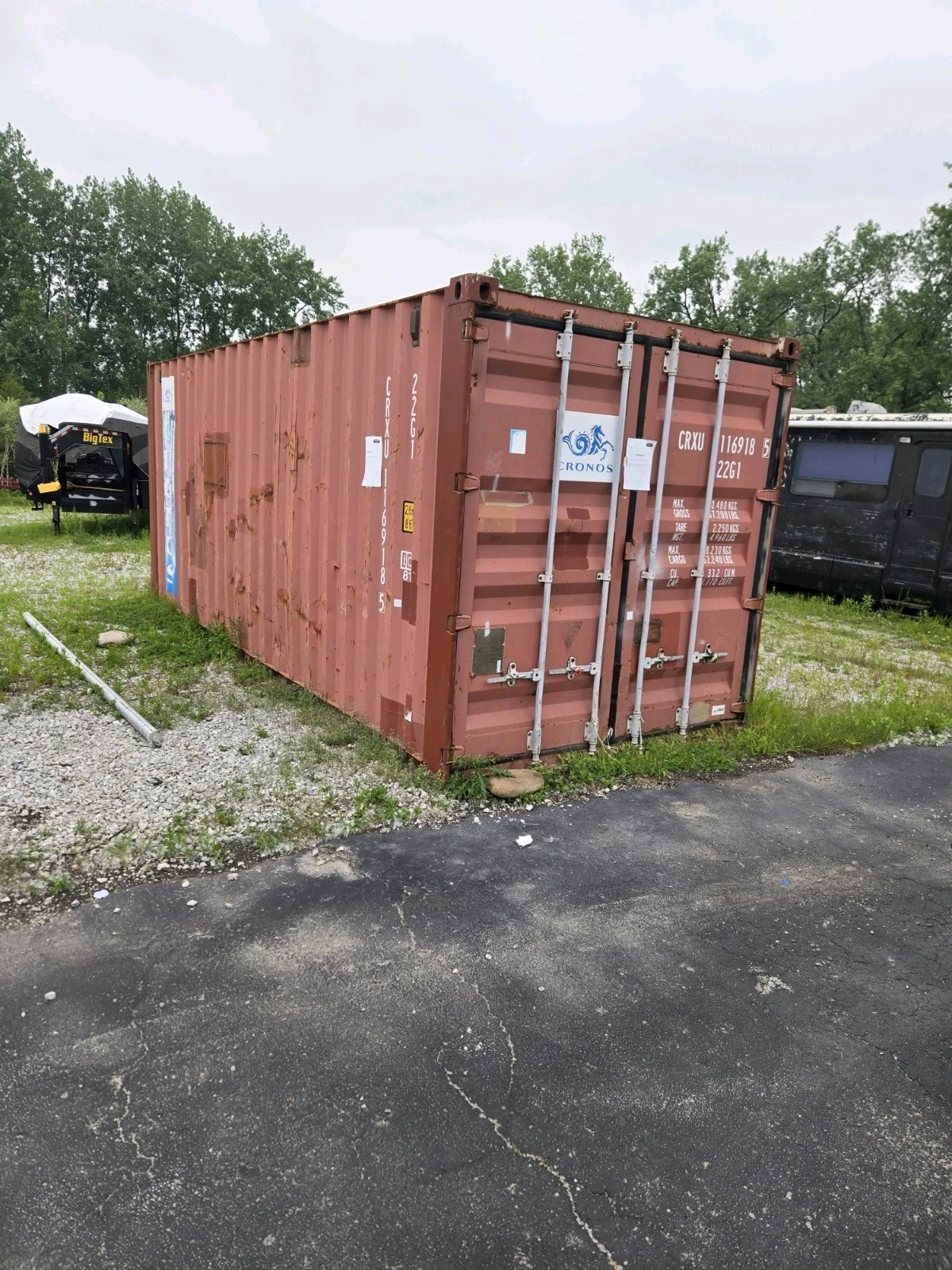 Used 20ft Storage Container – Steel Construction