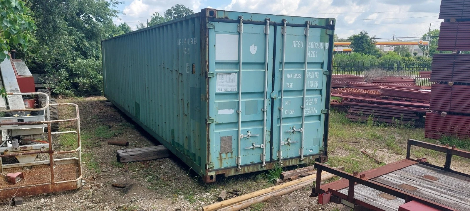 40ft Used Shipping Container – Double Doors